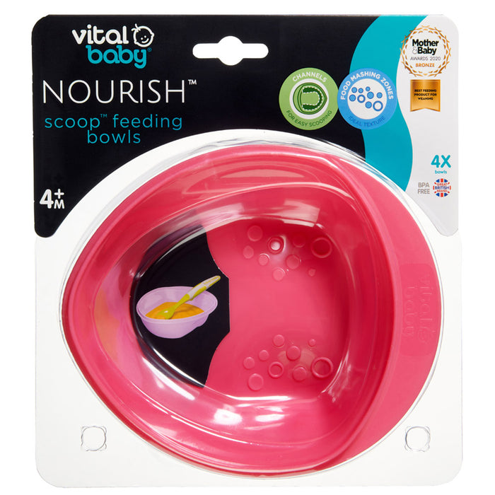 NOURISH scoop™ feeding bowls