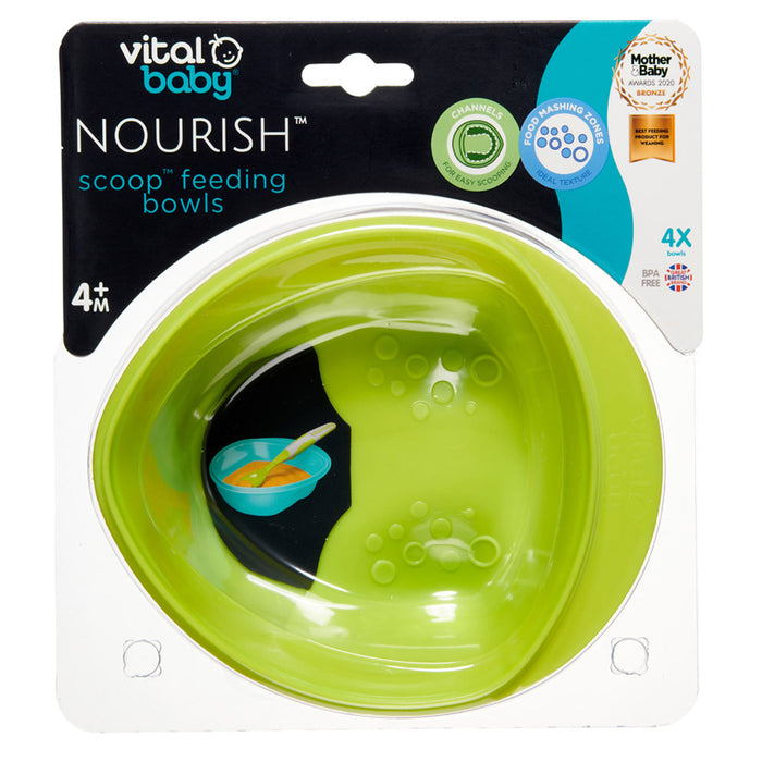 NOURISH scoop™ feeding bowls