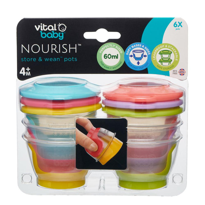 NOURISH store & wean™  pots