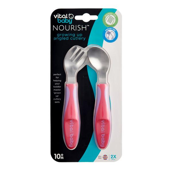 NOURISH growing up angled cutlery