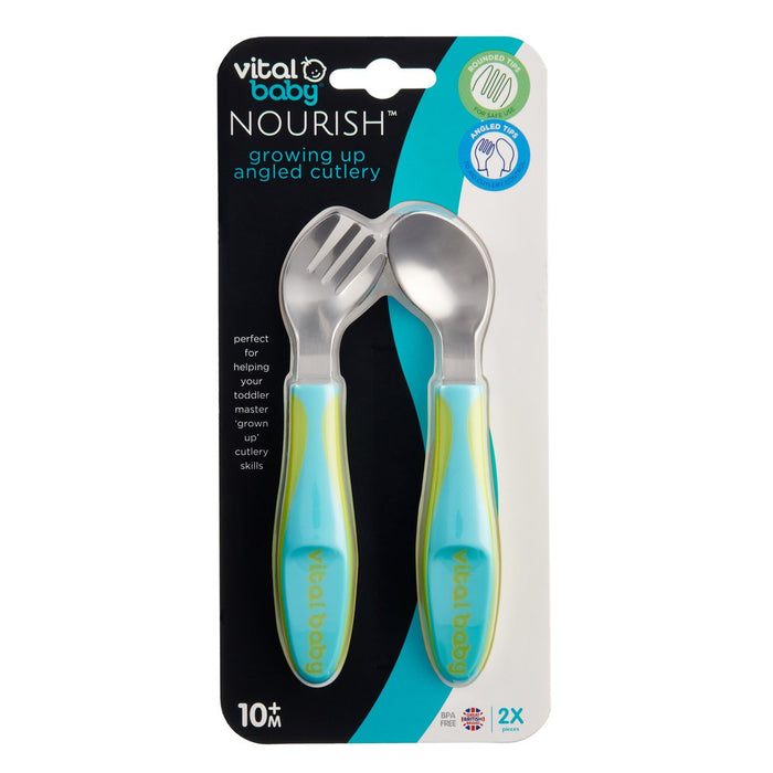 NOURISH growing up angled cutlery