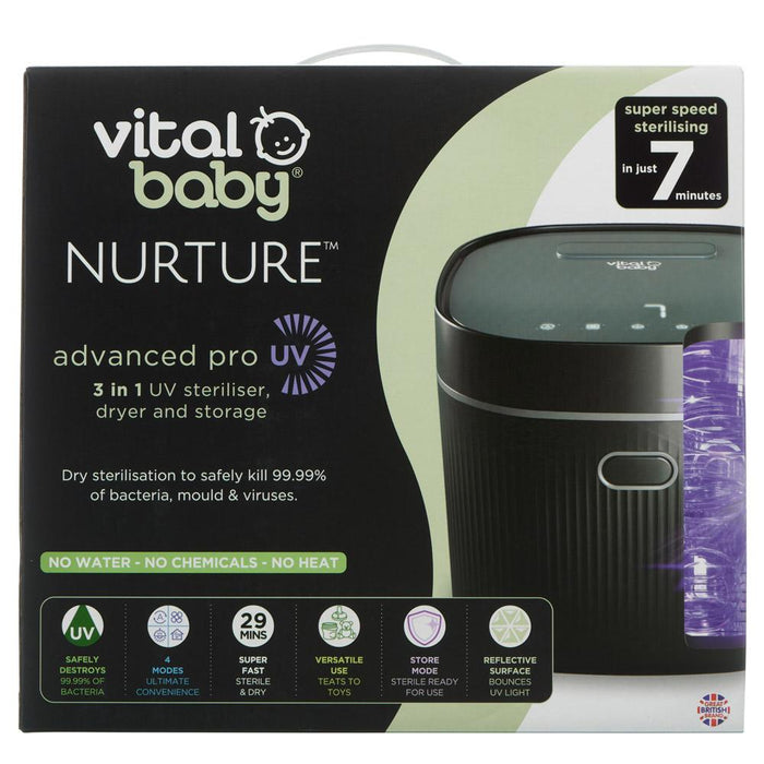 NURTURE advanced pro UV steriliser & dryer